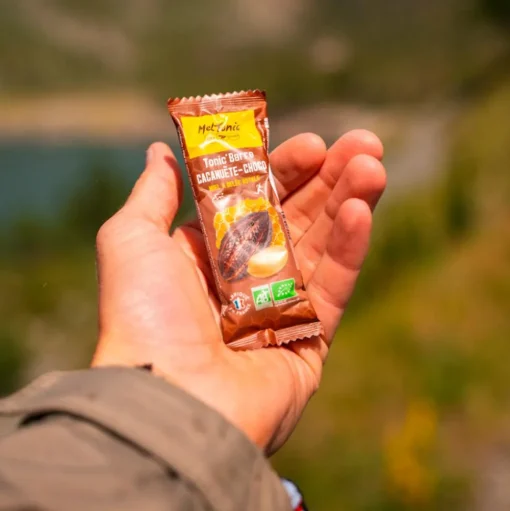 Barre Energétique Meltonic Tonic Barre Bio 25 g. Miel Cacahuètes Chocolat