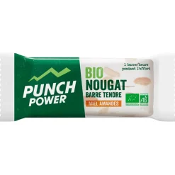 Barre Energétique Punch Power Bio Nougat 30 g. Miel Amande