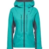 Blouson Ski Black Diamond W Dawn Patrol Hybrid Shell Dark Patina