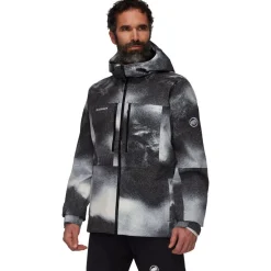 Blouson Ski Mammut Stoney HS Hooded Jacket Men Grain Black