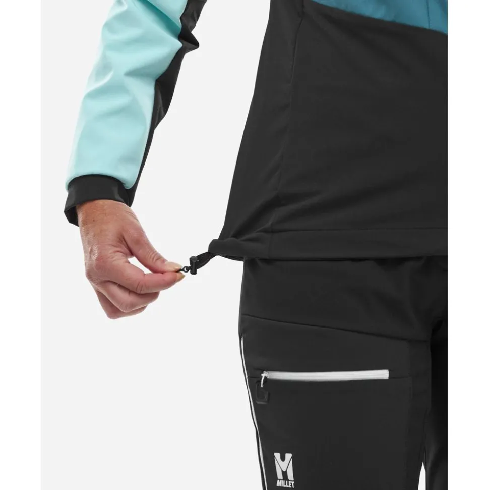 Blouson Ski Millet White Shield Jkt W Black Aruba