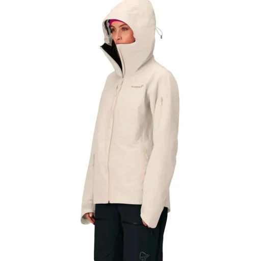 Blouson Ski Norrona Lofoten Gore-Tex Insulated Jkt W Oatmeal