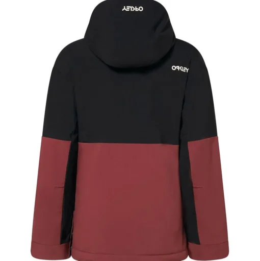 Blouson Ski Oakley W Tnp Tbt Insulated Anorak Blackout Grenache
