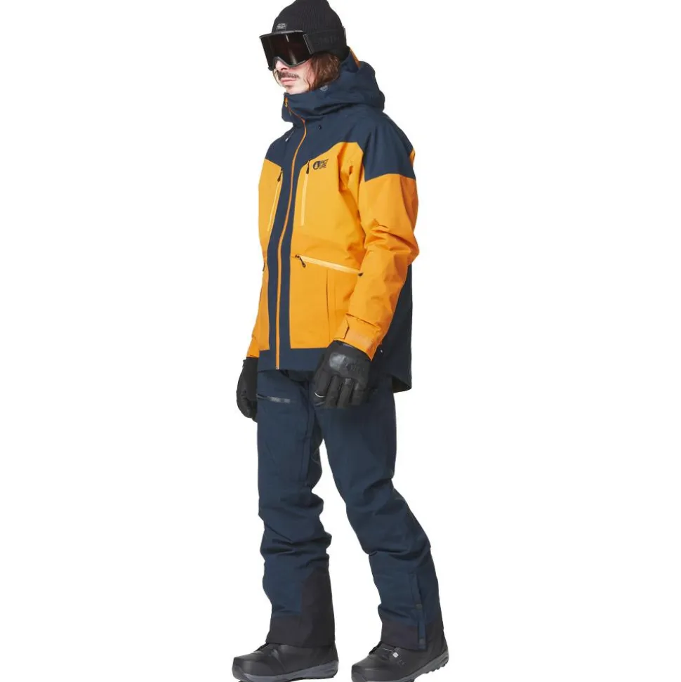 Blouson Ski Picture Naikoon Jacket Dark Blue Camel Honey