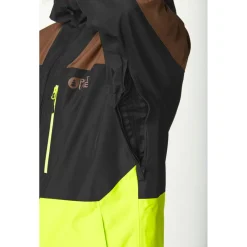 Blouson Ski Picture Object Jacket Cocoa Brown Black Acid Lime
