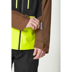 Blouson Ski Picture Object Jacket Cocoa Brown Black Acid Lime