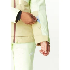Blouson Ski Picture Seen Lime Cream Hemp Roebuck