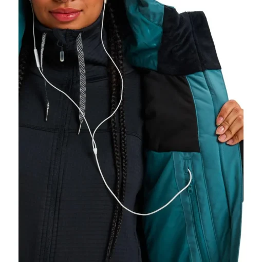 Blouson Ski Roxy Peakside Sea Pine