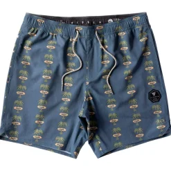 Boardshort Vissla Atomic Palms 16.5" Ecolastic Midnight