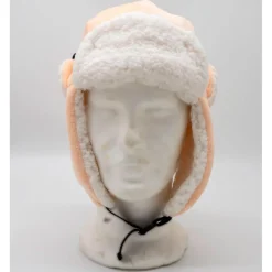 Bonnet All-In Chapka Plaid Dark Pink