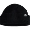Bonnet Autumn Double Roll Beanie Black