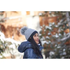 Bonnet Ledrapo Céleste Light Grey Charcoal Grey