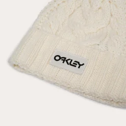 Bonnet Oakley Harper Pom Beanie Arctic White Blackout