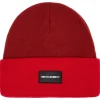 Bonnet Oakley Tc Stretch Logo Beanie Red Line Iron Red
