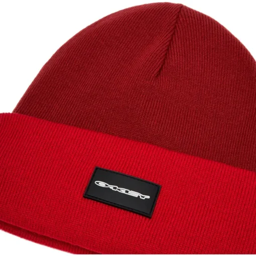 Bonnet Oakley Tc Stretch Logo Beanie Red Line Iron Red