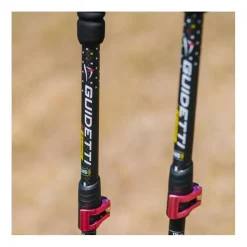 Bâton Guidetti B Light Rubis Carbone/Alu 125 cm Noir Rose