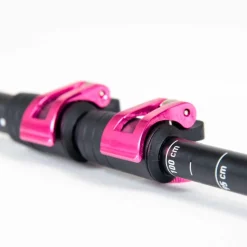 Bâton Guidetti B Light Rubis Carbone/Alu 125 cm Noir Rose