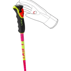 Bâton Leki Spitfire 3D Neonmagenta Neonyellow Berry