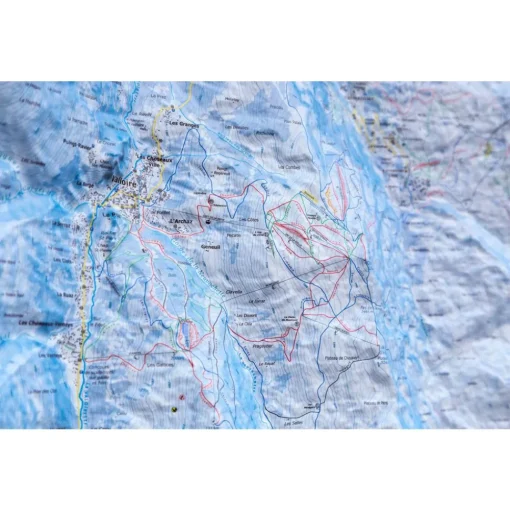 Carte 3D Deniveles Domaine Galibier-Thabor (Winter)