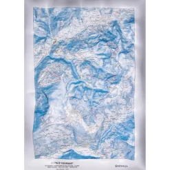 Carte 3D Deniveles Domaine Espace Diamant Les Saisies