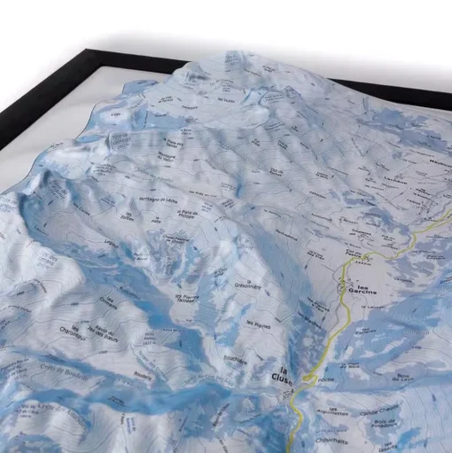 Carte 3D Deniveles Domaine du Devoluy