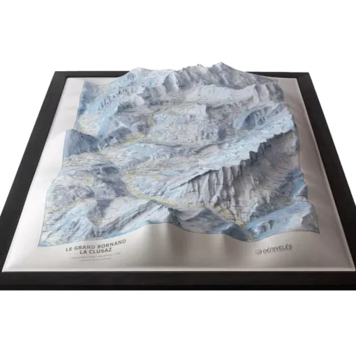 Carte 3D Deniveles Le Grand-Bornand - La Clusaz