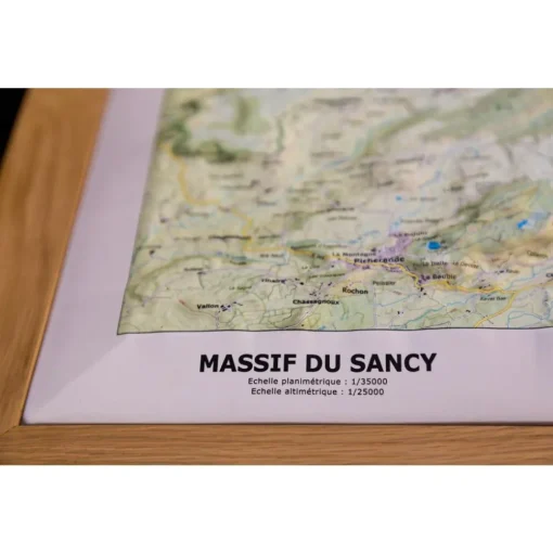 Carte 3D Deniveles Massif du Sancy (Summer)