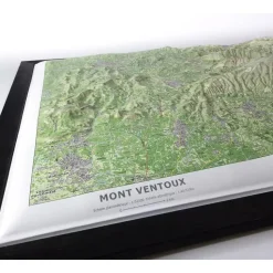 Carte 3D Deniveles Mont Ventoux