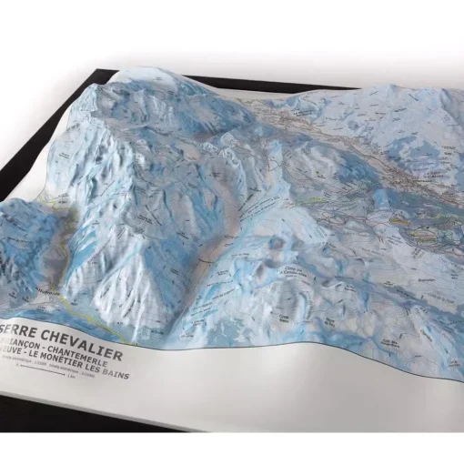 Carte 3D Deniveles Serre-Chevalier