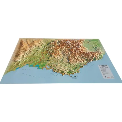 Carte 3D 3DMAP La Provence-Alpes-Côte-d'Azur