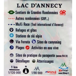 Carte 3D 3DMAP Le Lac D'annecy