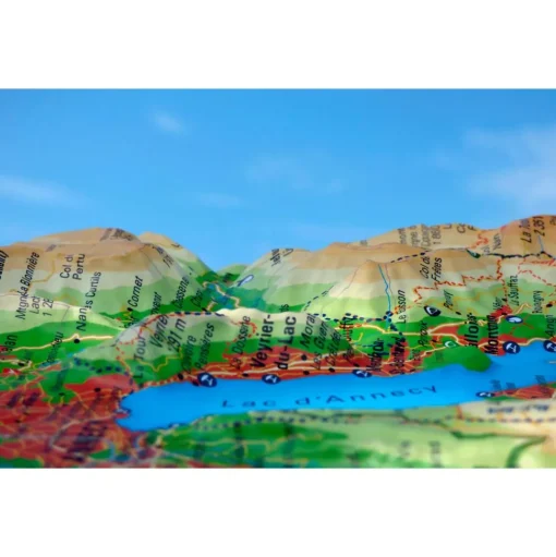 Carte 3D 3DMAP Le Lac D'annecy
