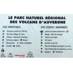 Carte 3D 3DMAP Le Parc Naturel Régional des Volcans d'Auvergne