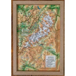 Carte 3D 3DMAP Le Tour Du Mont-Blanc