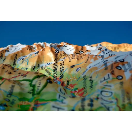 Carte 3D 3DMAP Le Tour Du Mont-Blanc
