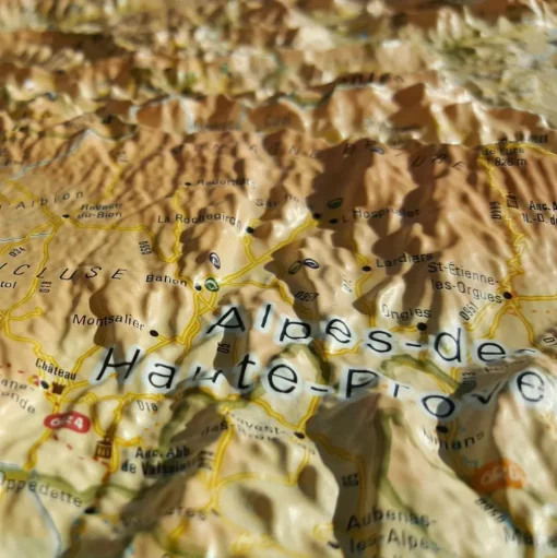 Carte 3D 3DMAP Les Massifs De Provence