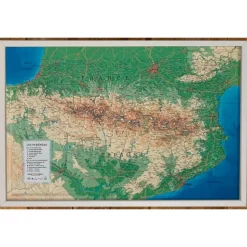 Carte 3D 3DMAP Les Pyrénnées