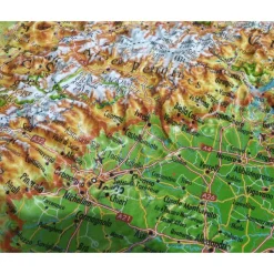 Carte 3D 3DMAP Massif De L'arc Alpin