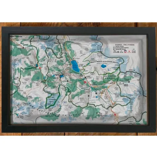 Carte 3D 3DMAP Tignes-Val D'isère