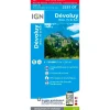 Carte IGN 3337OTR Dévoluy, Obiou, Pic de Bure - Résistante