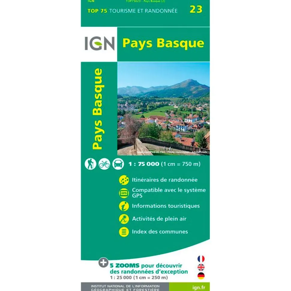 Carte IGN Pays Basque