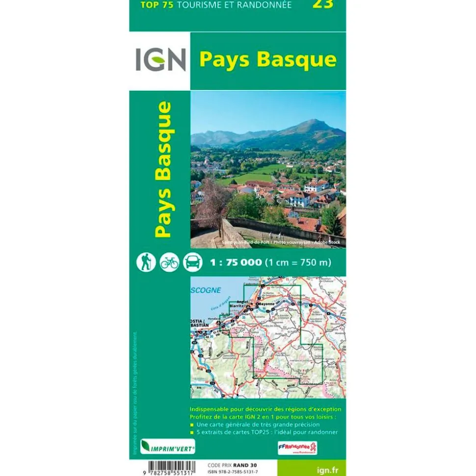 Carte IGN Pays Basque