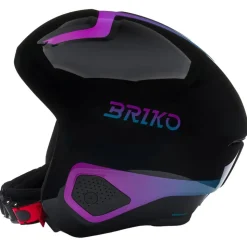 Casque Briko Vulcano 2.0 Shiny Black Violet Bondi Blue