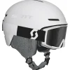 Casque Scott Combo Helmet Track + Factor Goggle Combo White
