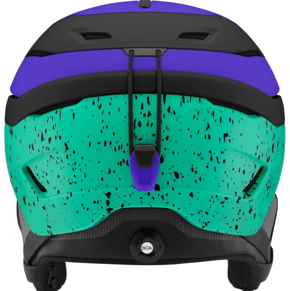 Casque Smith Vantage 2 Mips Matte Black Ultraviolet Emerald City