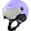 Casque visière Cairn Android Visor Junior Mat Lilac