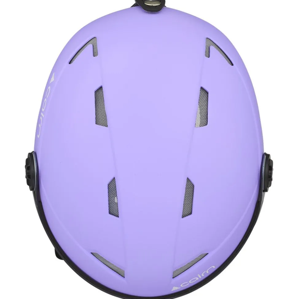 Casque visière Cairn Android Visor Junior Mat Lilac