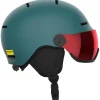 Casque visière Salomon Orka Visor North Atlantic Flash Red