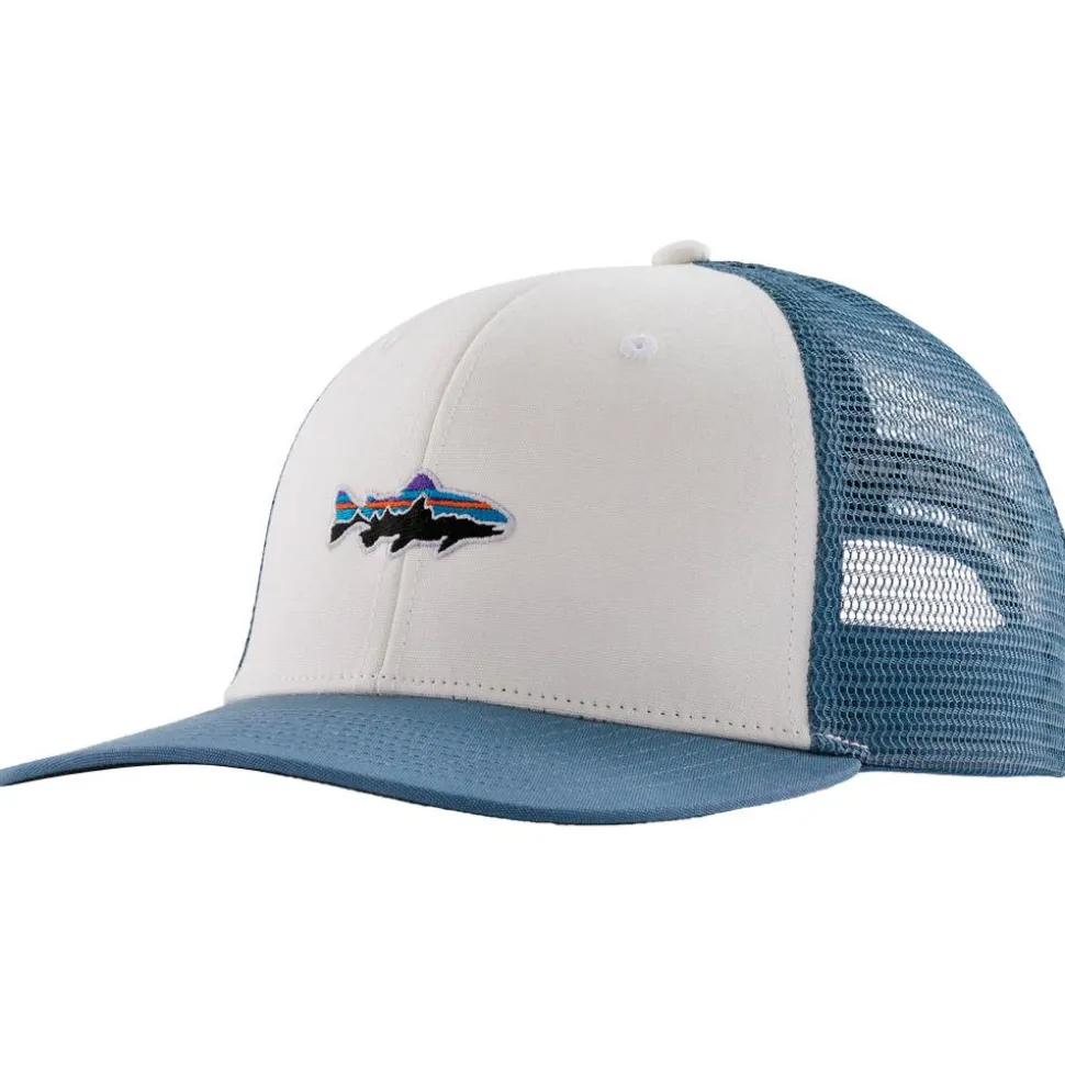 Casquette Patagonia Stand Up Trout Trucker Hat White