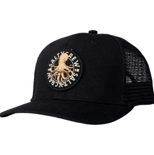 Casquette Salty Crew Tentacles Retro Trucker Black